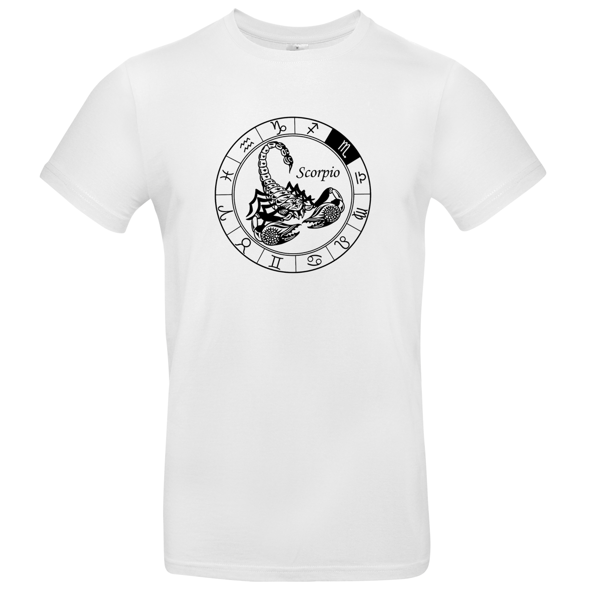 T Shirt mit Sternzeichen Skorpion bedruckt XS - 2XL