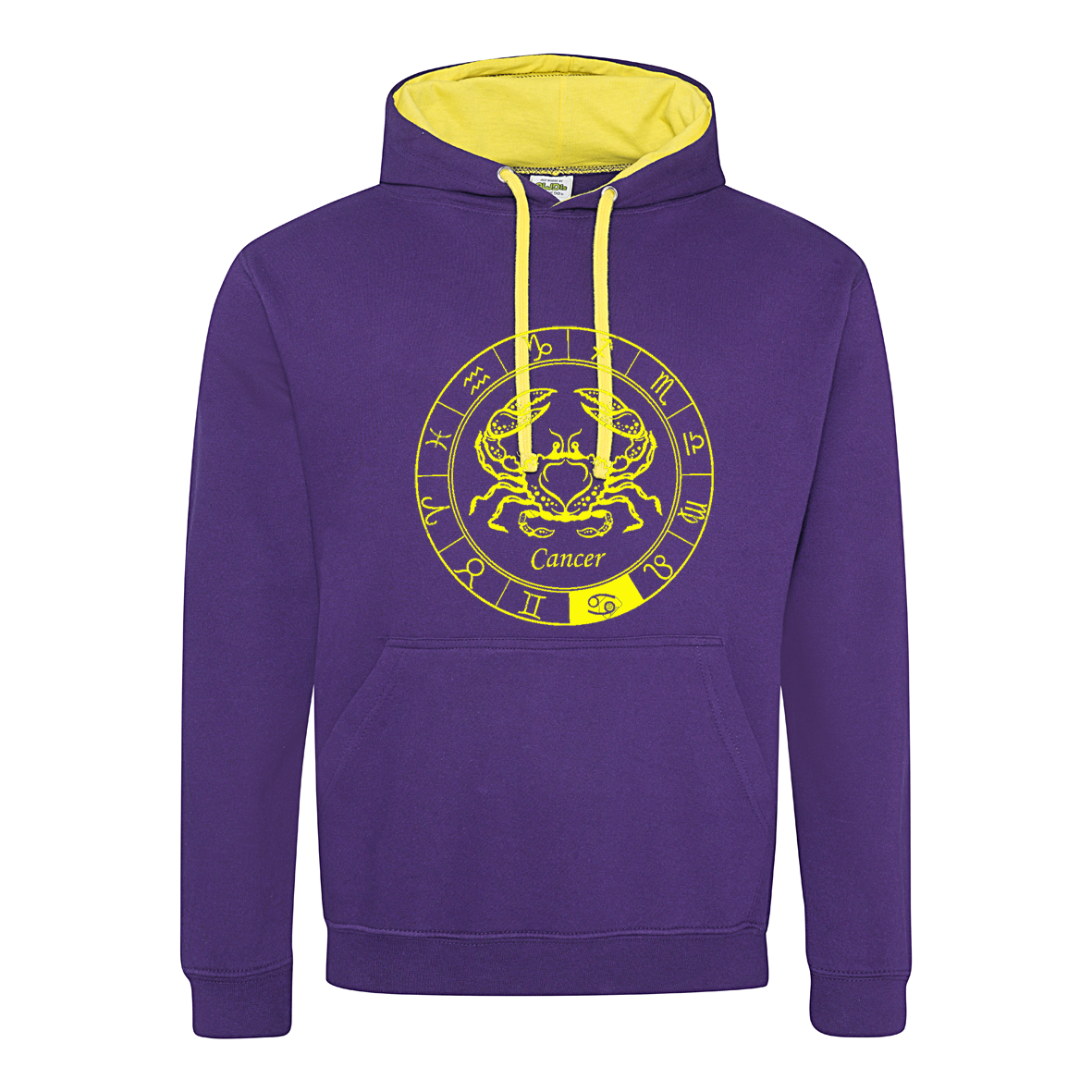Hoodie mit Sternzeichen Krebs XS - 2XL