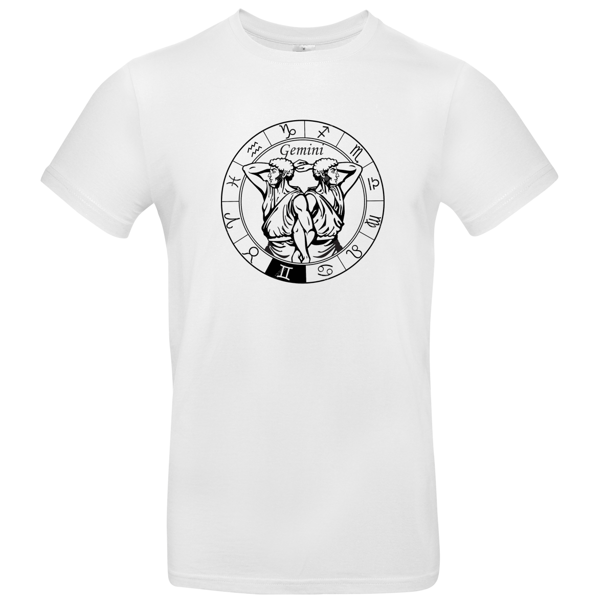 T Shirt mit Sternzeichen Zwillinge bedruckt XS - 2XL