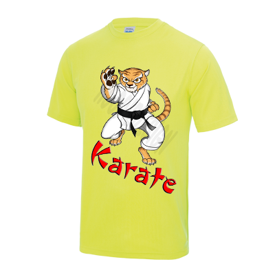 T Shirt mit Karatetiger