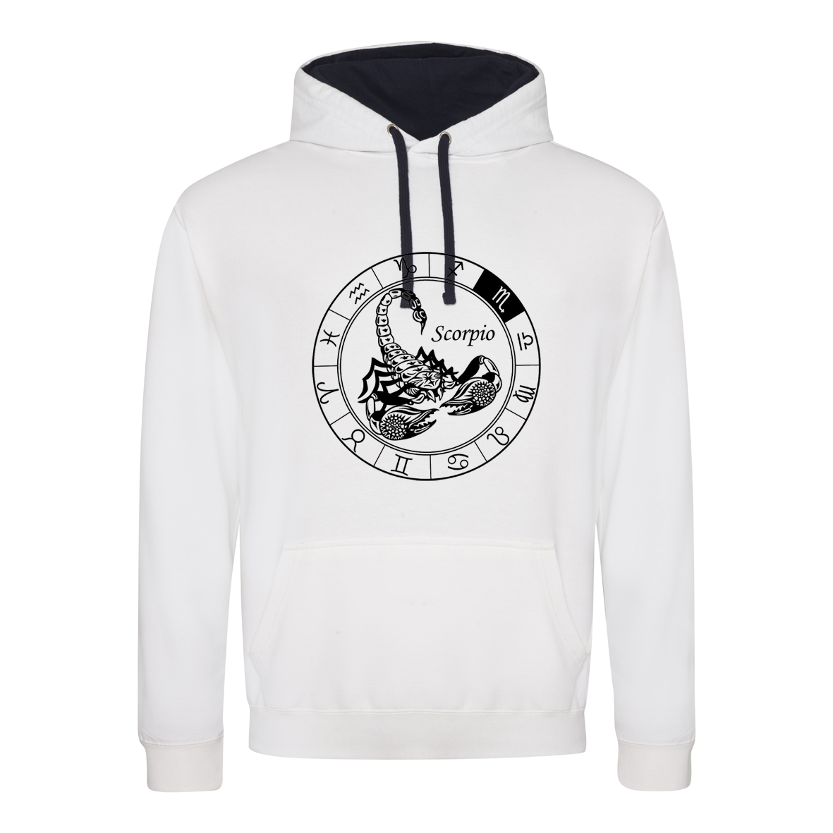 Hoodie mit Sternzeichen Skorbion XS - 2XL Hoodie mit Sternzeichen Skorbion XS - 2XL