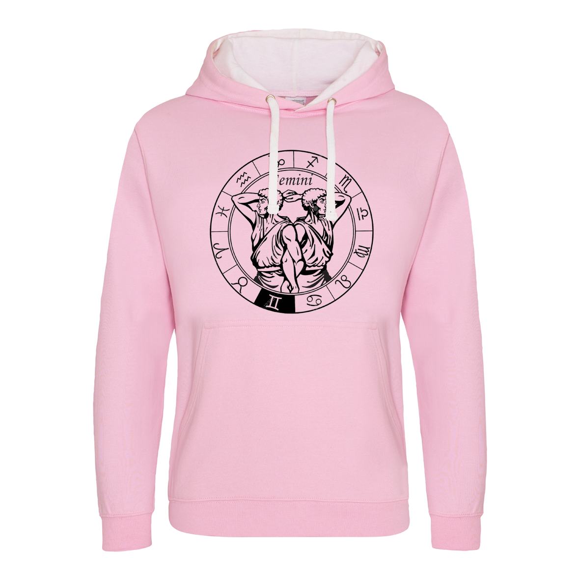 Hoodie mit Sternzeichen Zwilling XS - 2XL
