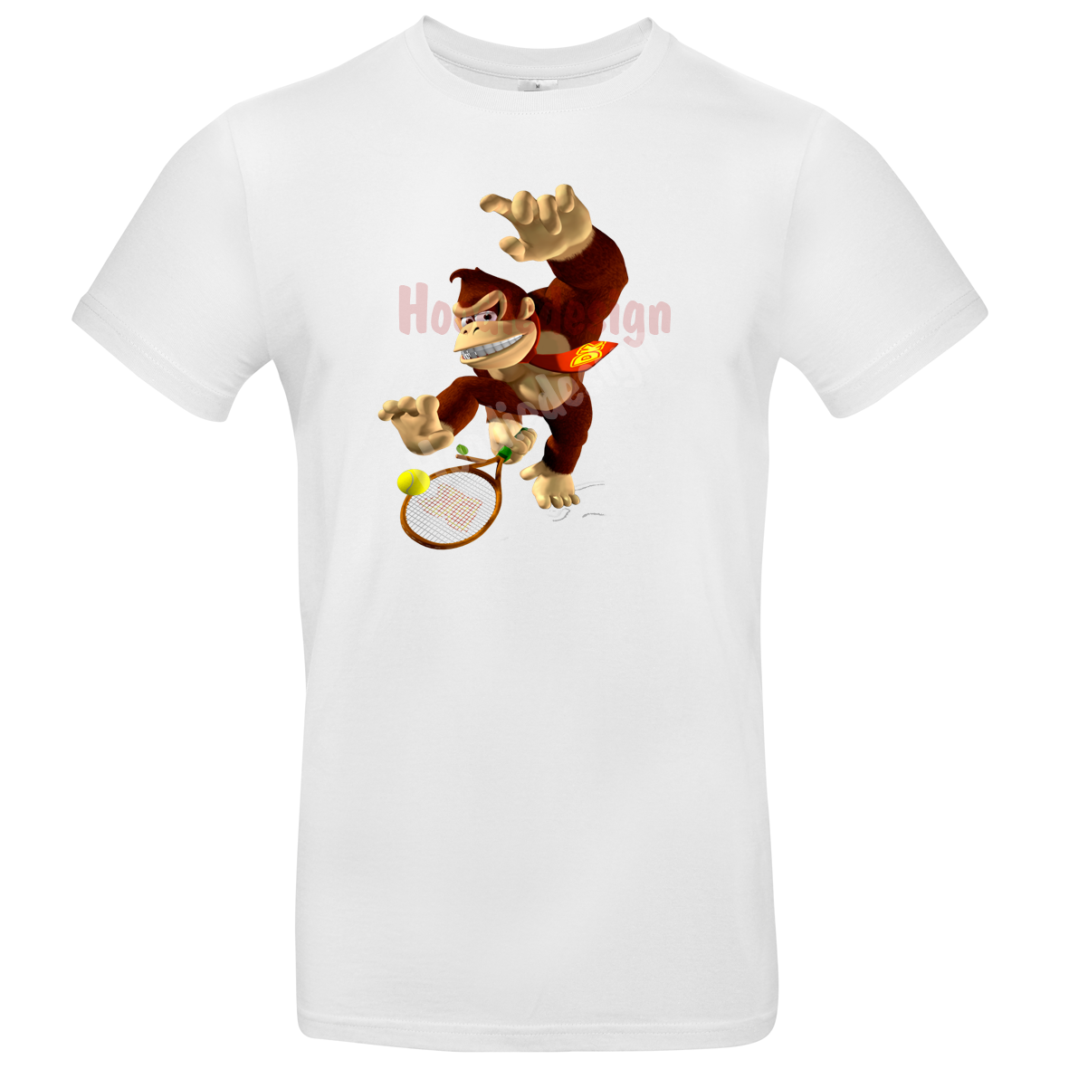 Kinder T Shirt mit Tennis Affe 104 - 158