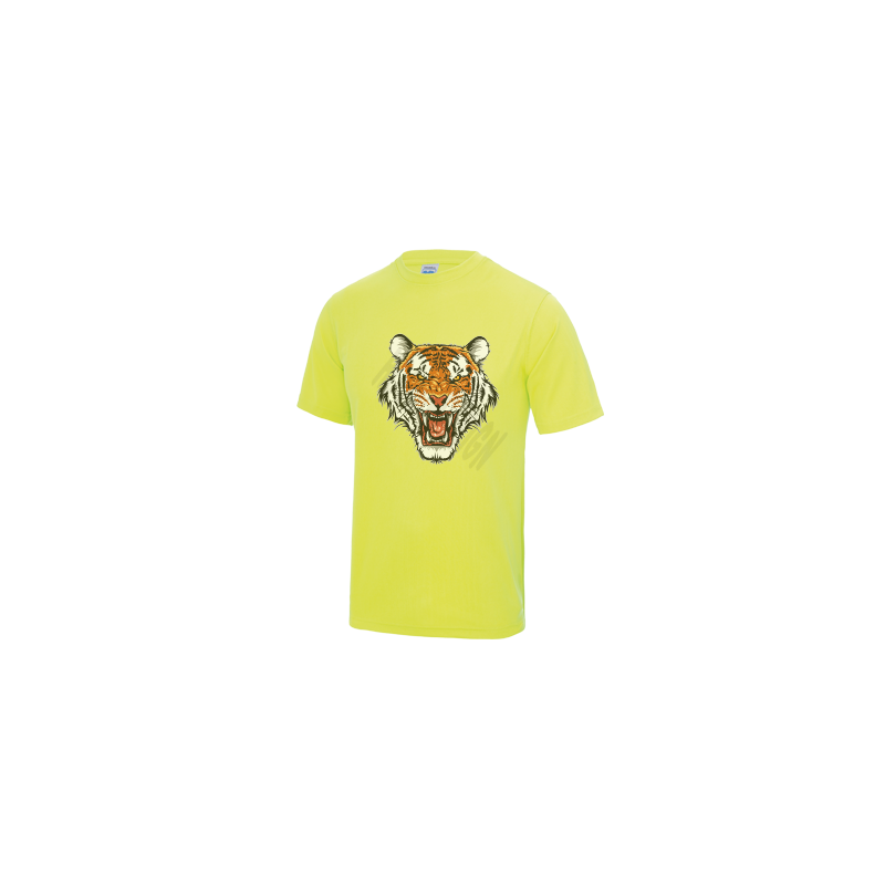 T-Shirt mit Tigerkopf auf der Brust