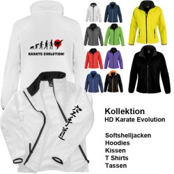 bedruckte Softshell Jacke | Kollektion Karate Evolution