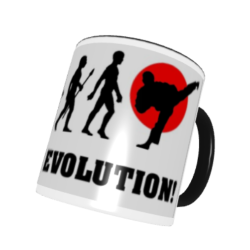 Bedruckte Tasse | Kollektion Karate Evolution