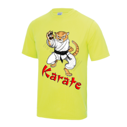 bedrucktes T-Shirt mit Karatetiger